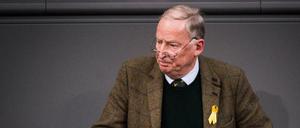 AfD-Fraktionschef Alexander Gauland spricht im Bundestag.
