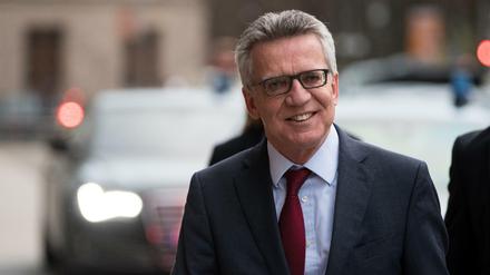 Bundesinnenminister Thomas de Maiziere (CDU) war bei den Sondierungen dabei.