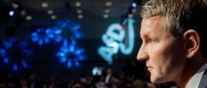 Björn Höcke, AfD-Fraktionsvorsitzender in Thüringen, beim Bundesparteitag der Partei in Hannover.