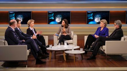 Diskussion über Kanzlerin Merkel: Anne Will und ihre Gäste