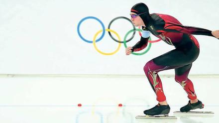 Der bayerische Eisschnellläufer Moritz Geisreiter, 29, tritt in Pyeongchang über 5000 Meter an. 