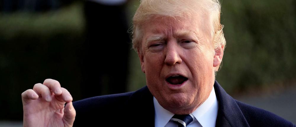 Wettert gegen das FBI: US-Präsident Donald Trump