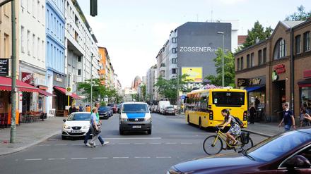 Berlin - Kreuzberg die Zossener Straße.