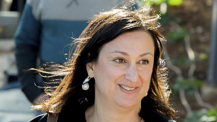 Das 2016 in Valletta (Malta) aufgenommene Foto zeigt die Journalistin Daphne Caruana Galizia.