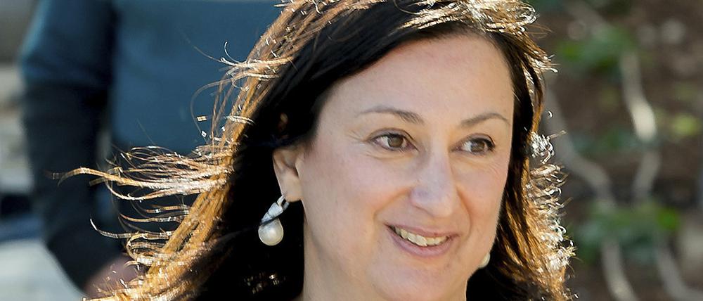 Das 2016 in Valletta (Malta) aufgenommene Foto zeigt die Journalistin Daphne Caruana Galizia.