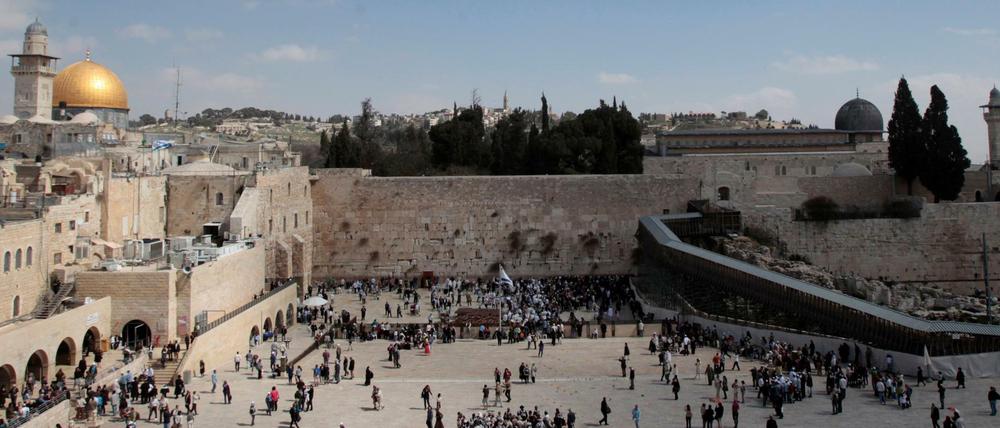 Blick auf Jerusalem