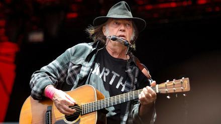 Neil Young 2016 beim Roskilde Festival.