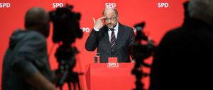 Auf diesen Kopf kommt es an: SPD-Chef Martin Schulz stellt am Montag, 4. Dezember, den Leitantrag für den Parteitag vor.