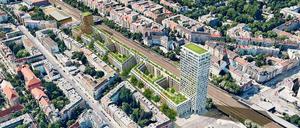 Der Baubeginn für die „Ringbahnhöfe“ ist für 2019 geplant. 