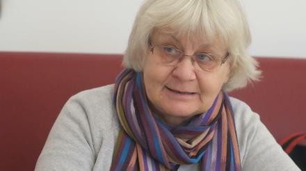 Die 72-jährige Antifa-Aktivistin Irmela Mensah-Schramm beim Tagesspiegel-Interview.