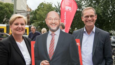 Eine Frage des Prestiges. Michael Müller bewirbt sich um das Ehrenamt in der SPD-Spitze, Eva Högl hat wohl bessere Chancen. 