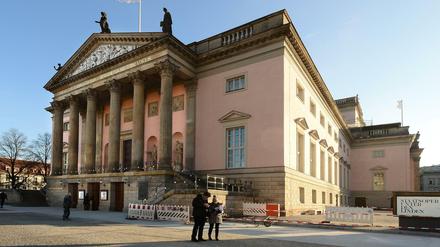 Die Staatsoper, Unter den Linden. Am 7. Dezember war die 2. Wiedereröffnung nach der Renovierung.