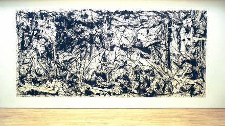 Zwei Welten. „Picasso’s Guernica in the Style of Jackson Pollock“ der Künstlergruppe Art &amp; Language entstand 1980.