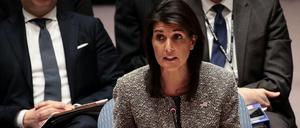 US-Botschafterin Nikki Haley erklärte am Samstag, dass die globale Herangehensweise an die Flüchtlingspolitik "einfach nicht mit der Souveränität der Vereinigten Staaten vereinbar" sei. 