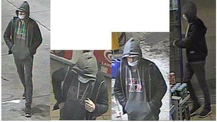 Fahndungsfoto der Tankstellenräuber.