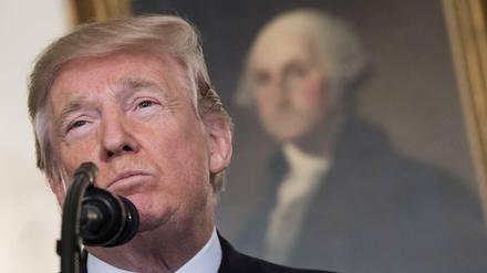 Von Kritik ungerührt: Der US-Präsident am Mittwoch im Weißen Haus.