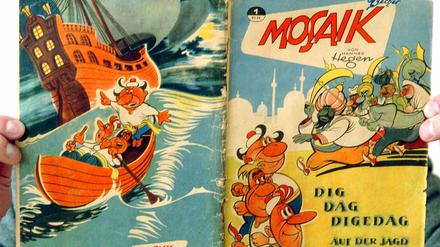 Einstmals Bückware, jetzt museumstauglich: Das Cover des ersten "Mosaik"-Hefts.