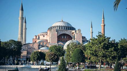 Bald für muslimische Gebete geöffnet? Die Hagia Sofia in Istanbul.