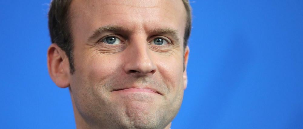 Der französische Präsident Emmanuel Macron. 