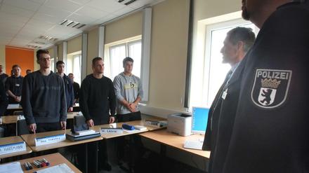 Pressetermin in der Polizeiakademie in Berlin-Spandau Anfang November 2017.