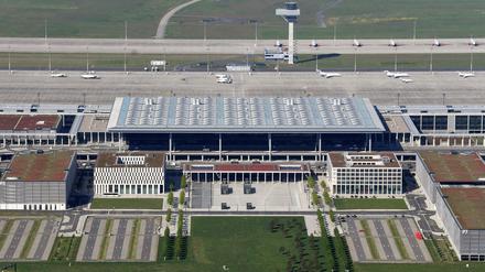 Der neue Hauptstadtflughafen BER in Schönefeld (Brandenburg). 