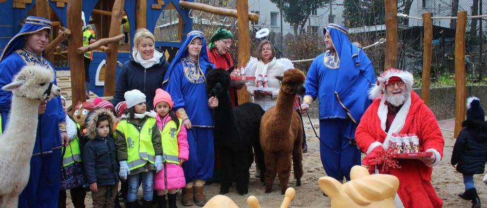 Sie wollen nur spielen. Im Ali-Baba-Spielplatz sahen manche das Ende des Abendlandes.