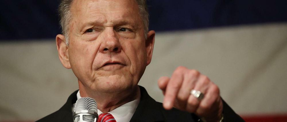 Der republikanische Kandidat in Alabama, Roy Moore. 