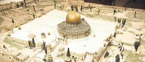 Modell des Haram asch-Scharif nach den Vermessungen des evangelischen Missionars Conrad Schick, Jerusalem, 1879.