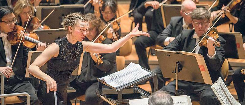 Klare Sache. Mirga Grazinyte-Tyla leitet das Deutsche Symphonie-Orchester.