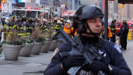 Polizisten in Manhattan. 