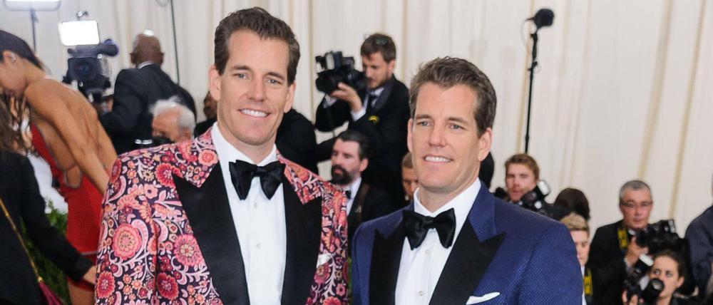 So sehen Sieger aus. Die Zwillinge Cameron und Tyler Winklevoss aus den USA sind weltweit die ersten Bitcoin-Milliardäre. 