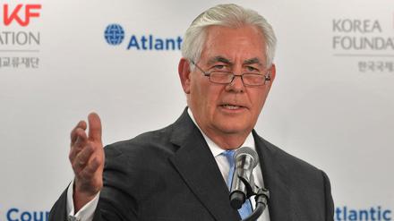 Signal an Nordkorea: US-Außenminister Rex Tillerson 