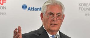 Signal an Nordkorea: US-Außenminister Rex Tillerson 