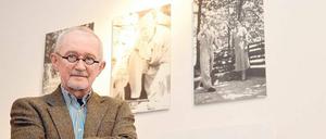 Ernest Wichner feiert seinen Abschied. Der Leiter des Literaturhauses Berlin in der Hermann-Hesse-Ausstellung . 