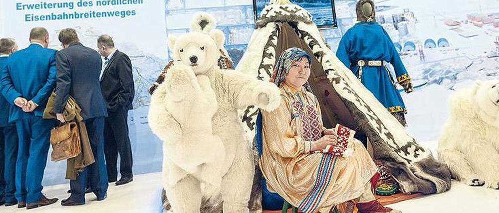 Da steppt der Eisbär: Die russische Provinz Jamal auf der Grünen Woche.