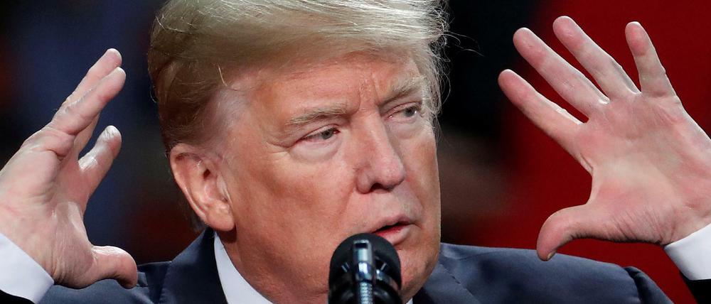 Donald Trump bei einer Kundgebung in Florida am vergangenen Freitag.