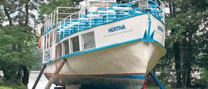 Das Gründungsschiff von Hertha. F
