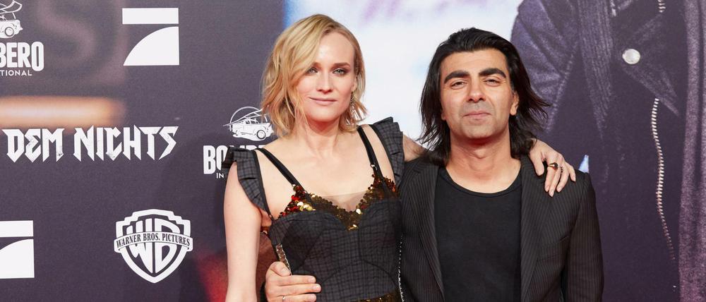 Der Regisseur Fatih Akin und die Schauspielerin Diane Kruger bei der Premiere von «Aus dem Nichts» in Hamburg.