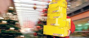 Im Überfluss. Vor Weihnachten ist das Paketaufkommen doppelt so hoch wie an normalen Tagen.