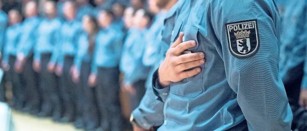 In Berlin wird seit Monaten über Defizite bei der Nachwuchsförderung der Polizei diskutiert.