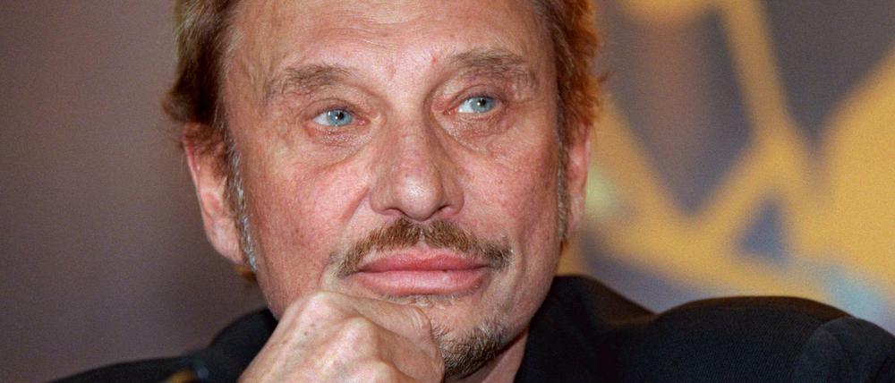 Johnny Hallyday, Rocksänger aus Frankreich - und nationale Ikone. Er starb am 6. Dezember 2017.