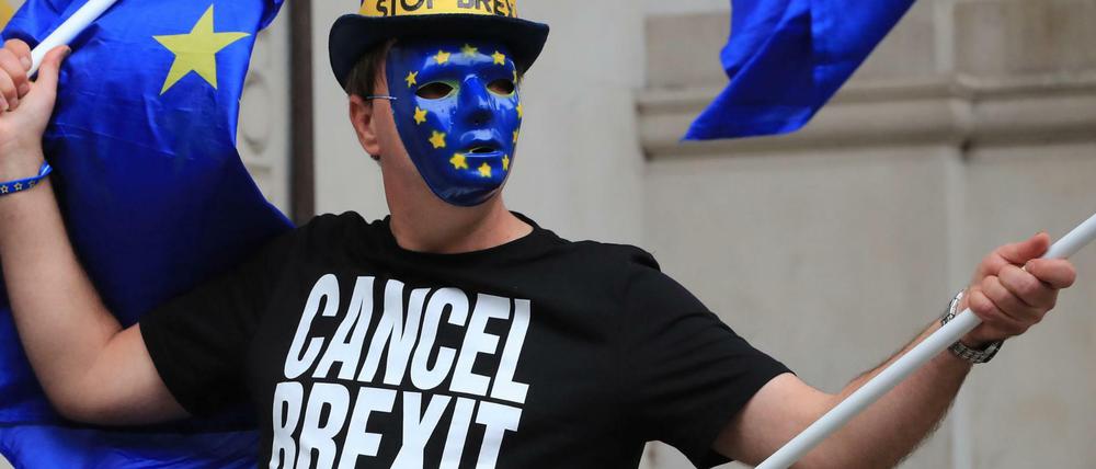 Protest gegen den Brexit in Manchester.