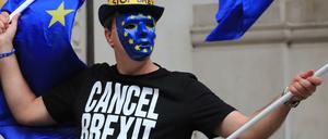 Protest gegen den Brexit in Manchester.