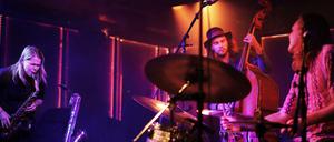 Das Trio Mopo: Linda Fredriksson, Eero Tikkanen und Eeti Nieminen (v.l.)