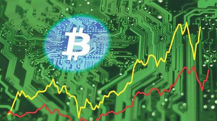 Höhenflug ohne Ende? Die virtuelle Währung Bitcoin ist auch ein lohnendes Forschungsprojekt. Doch wie funktioniert das Netzwerk dahinter?