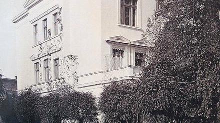 Wohnhaus der Familie Mommsen in der damaligen Marchstraße 8. 