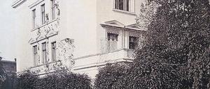 Wohnhaus der Familie Mommsen in der damaligen Marchstraße 8. 
