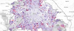 TU-Stadtplaner haben gemeinsam mit dem Tagesspiegel untersucht, wo die weißen Flecken im ÖPNV-Netz liegen.