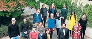 Wissenschaftlerinnen und Wissenschaftler aus acht Nationen gehören zum Team um die renommierte Professorin Dr. Bénédicte Savoy (vorn, Bildmitte).
