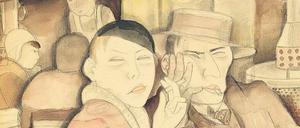 Wo Kerr, Hollaender und die Dietrich sich einst trafen. Jeanne Mammens "Café Reimann" (um 1931).